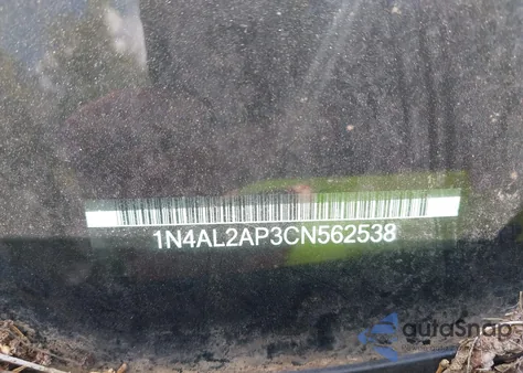 2012 Nissan Altima 2.5 S из США, поврежденный, VIN 1N4AL2AP3CN562538